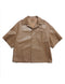 Nappa brown paper bag bowling shirt